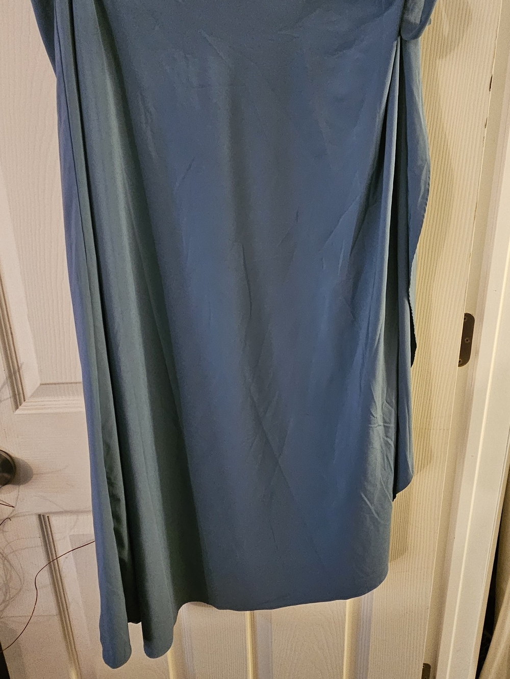 HALARA Blue Maxi Skirt with Flowing A-Line Silhouette